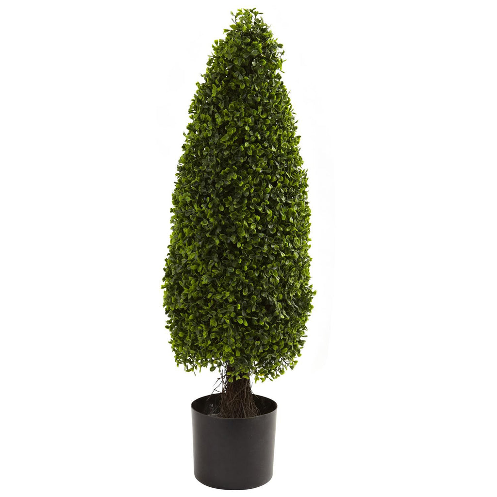 3' Boxwood Tower Topiary UV Resistant (Indoor-Outdoor)