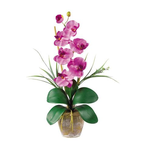 Single Stem Phalaenopsis Silk Orchid Arrangement