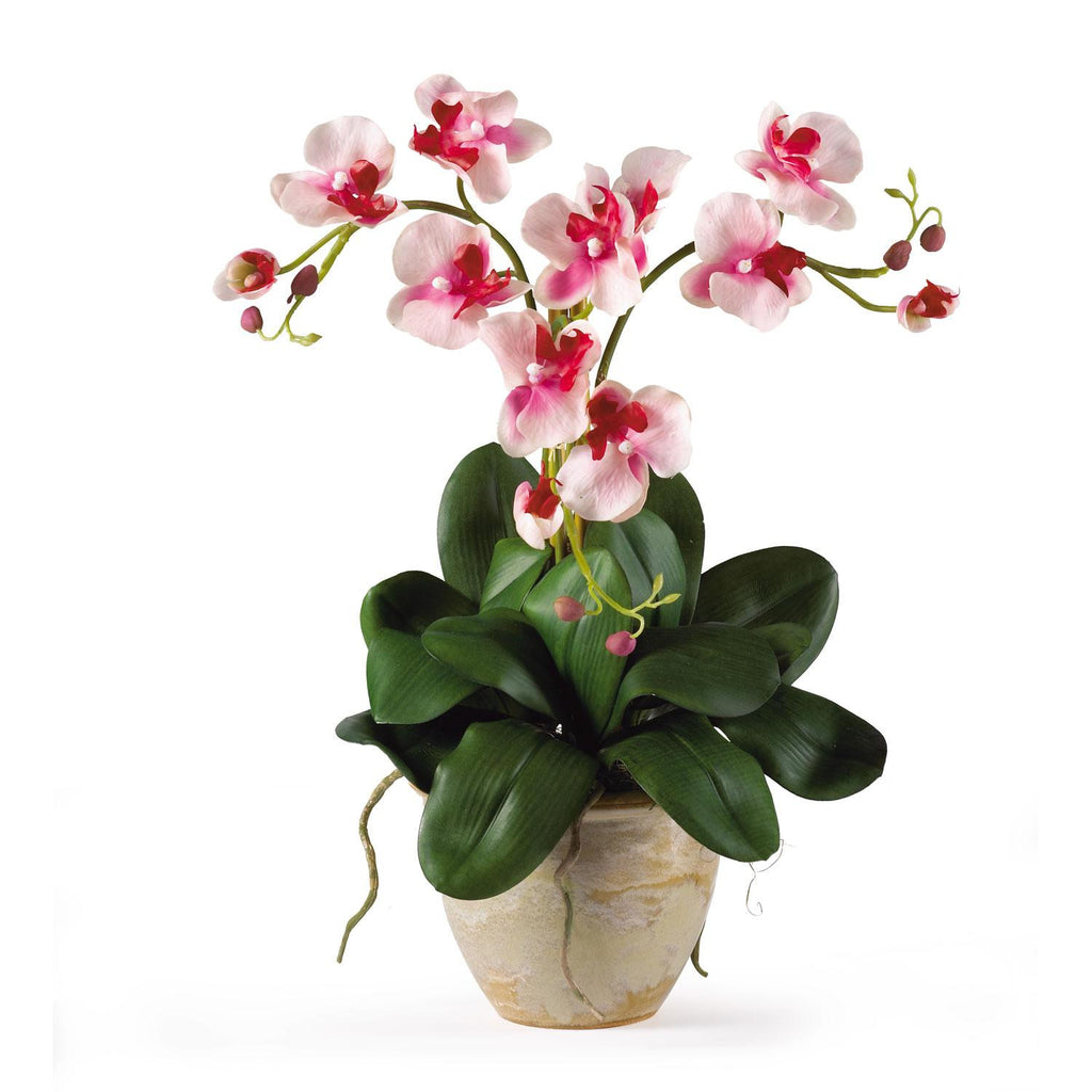 Triple Mini Phalenopsis Silk Orchid Arrangement