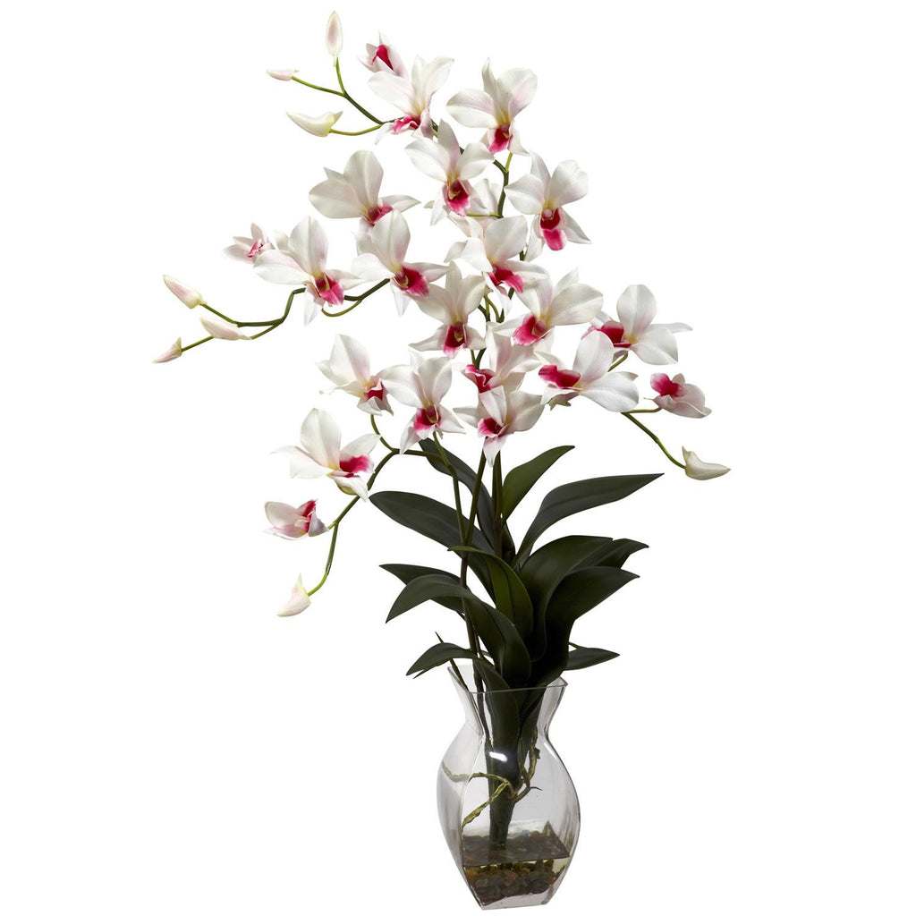 Dendrobium Orchid w-Vase Arrangement