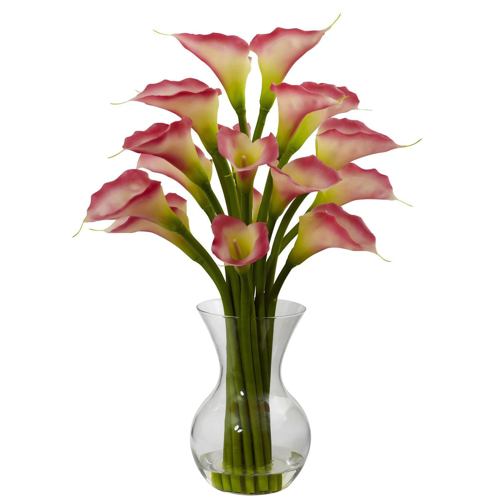 Galla Calla Lily w-Vase Arrangement