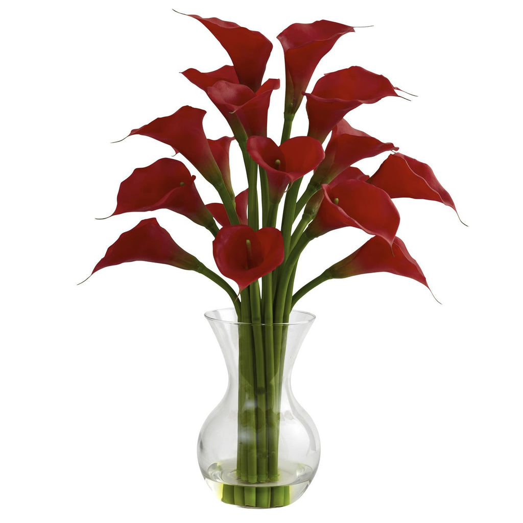 Galla Calla Lily w-Vase Arrangement