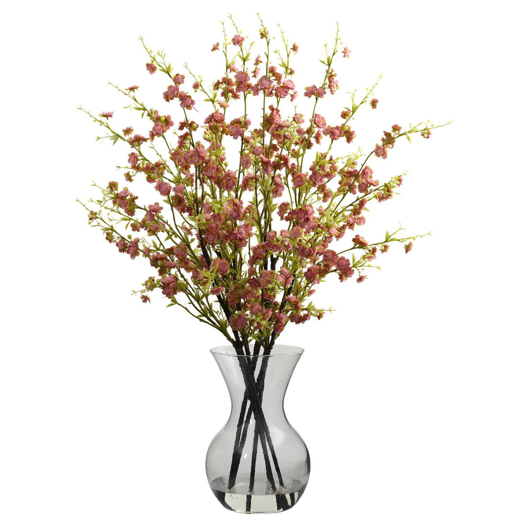 Cherry Blossoms w-Vase Arrangement