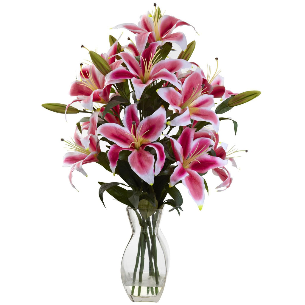 Rubrum Lily Arrangement