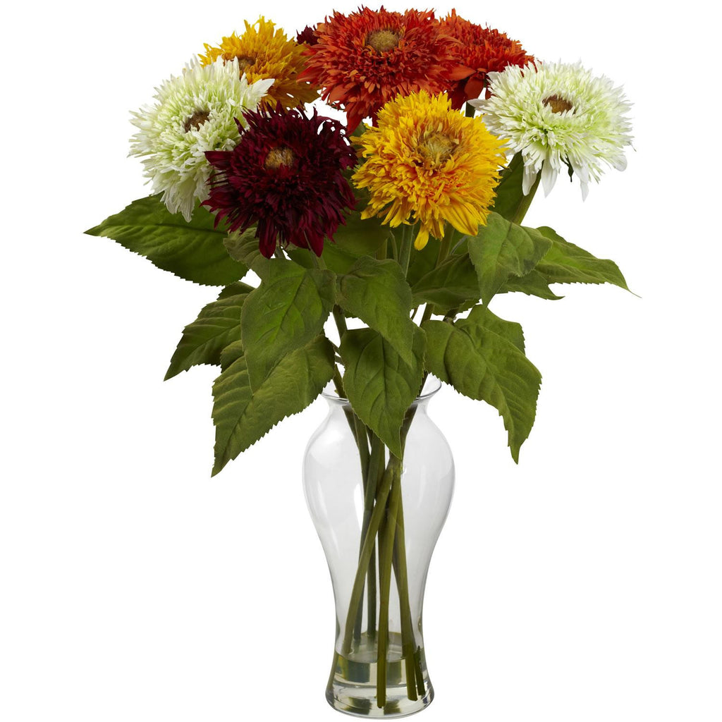 Sunflower Arrangement w-Vase