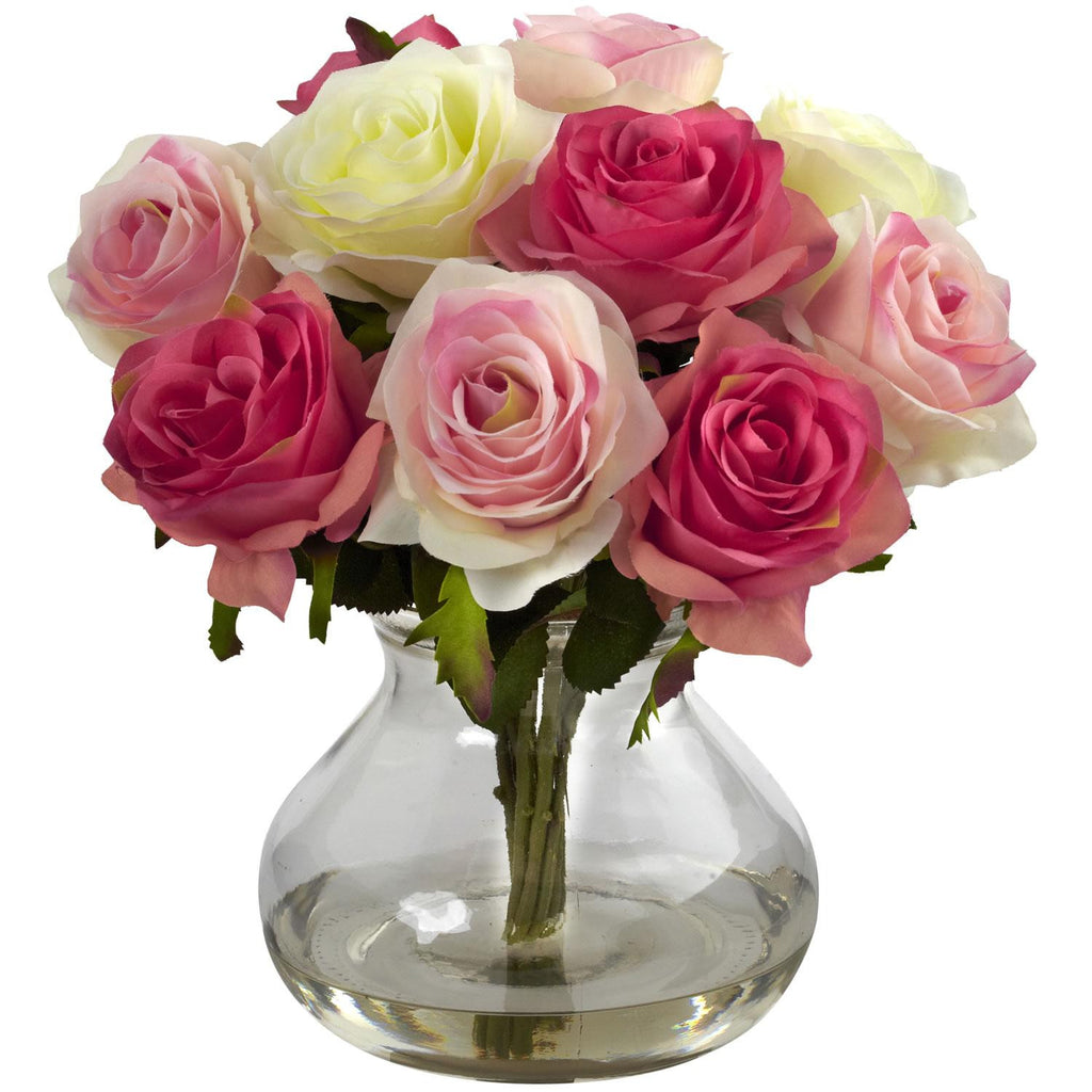 Rose Arrangement w-Vase