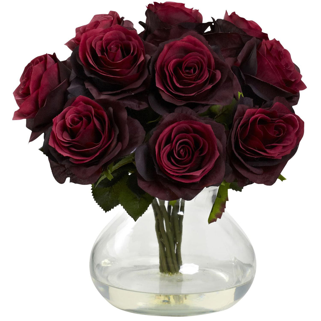 Rose Arrangement w-Vase