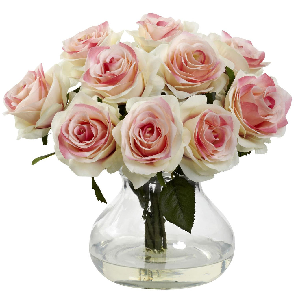 Rose Arrangement w-Vase