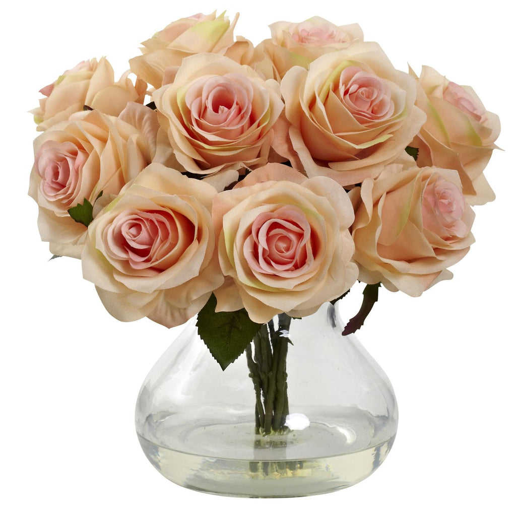 Rose Arrangement w-Vase