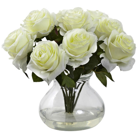 Rose Arrangement w-Vase