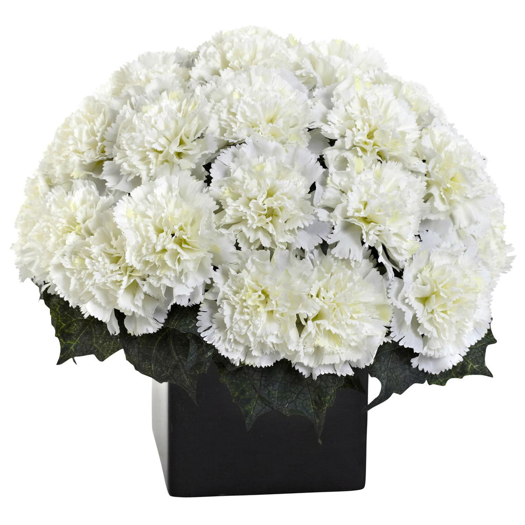 Carnation Arrangement w-Vase