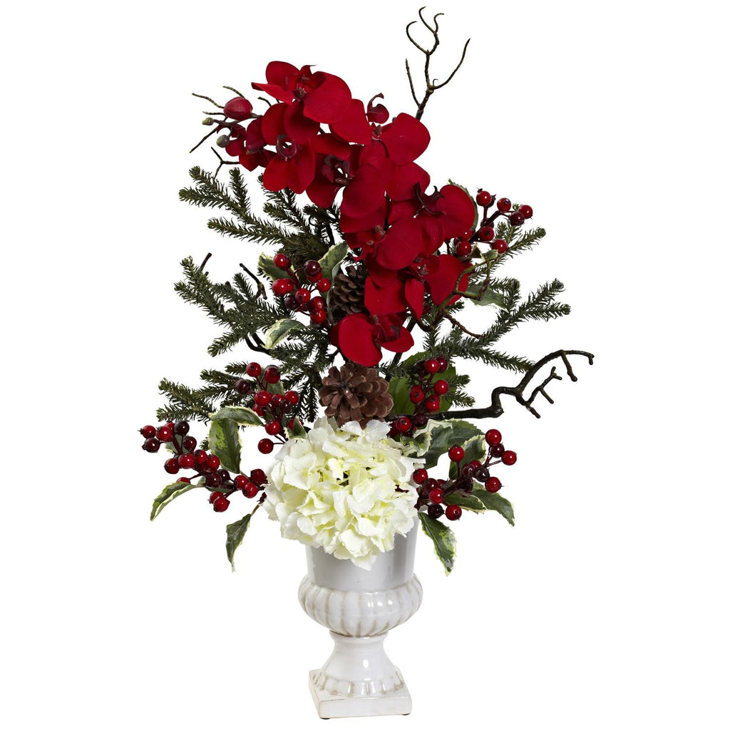 Holiday Elegance Arrangement w-Urn