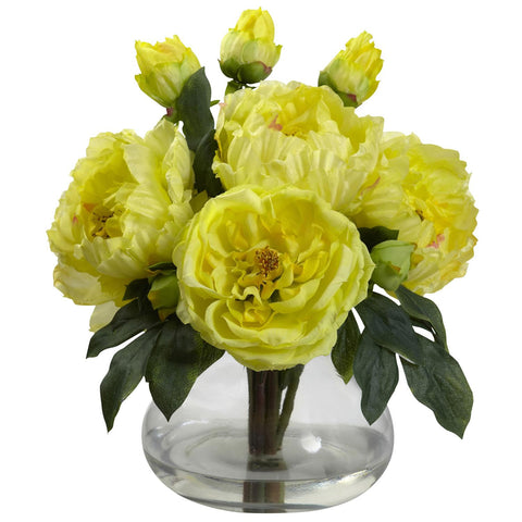 Peony & Rose w-Vase