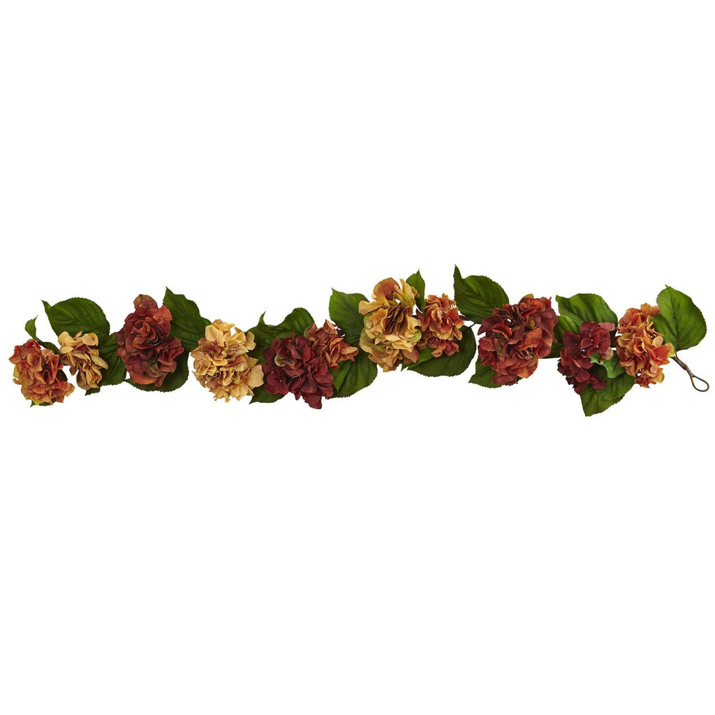 52" Autumn Hydrangea Garland