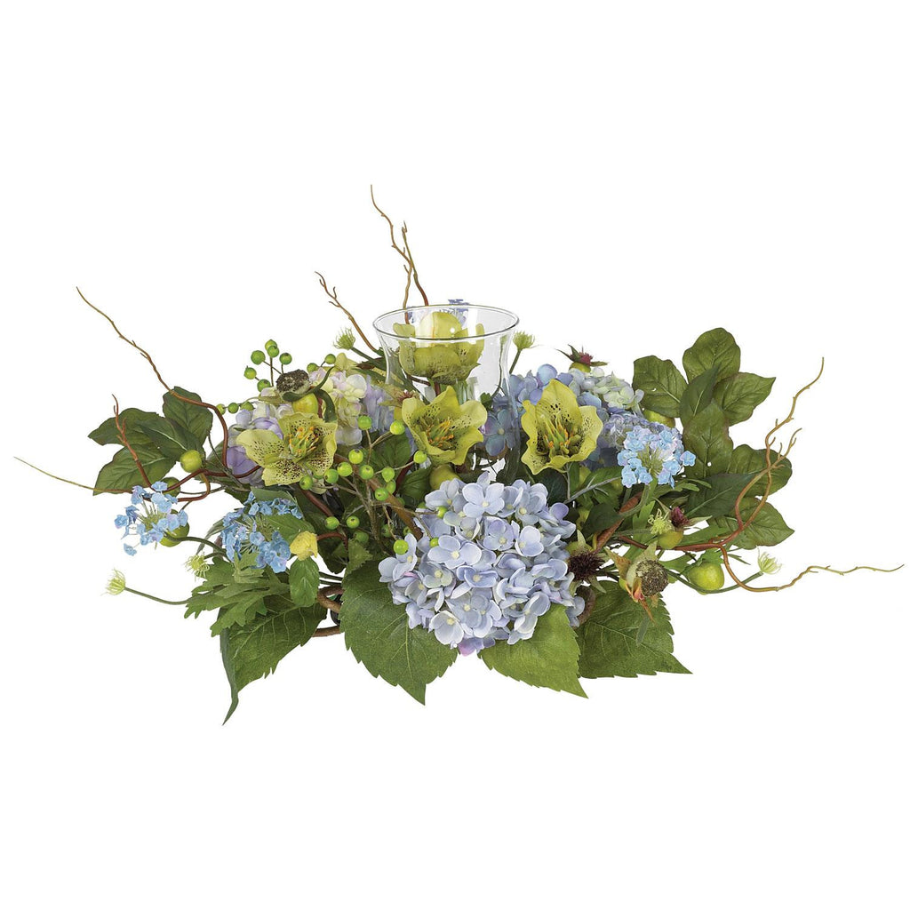 Hydrangea Candleabrum Centerpiece