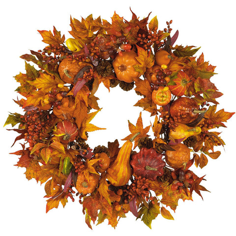 28" Harvest Wreath