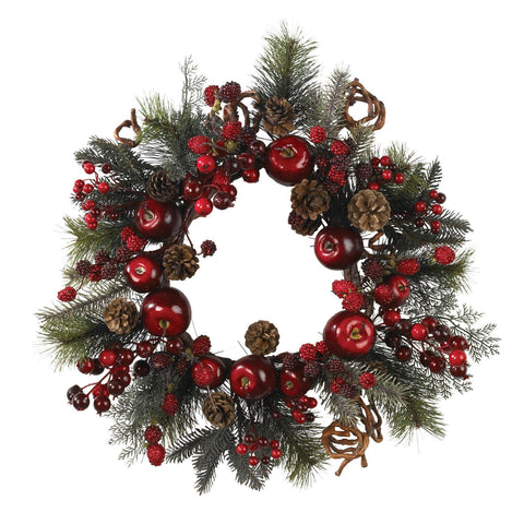 22" Apple Berry Wreath