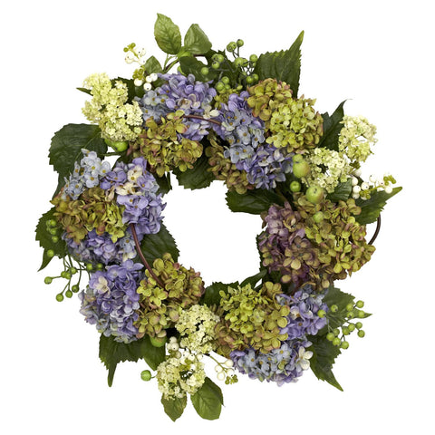 22" Hydrangea Wreath