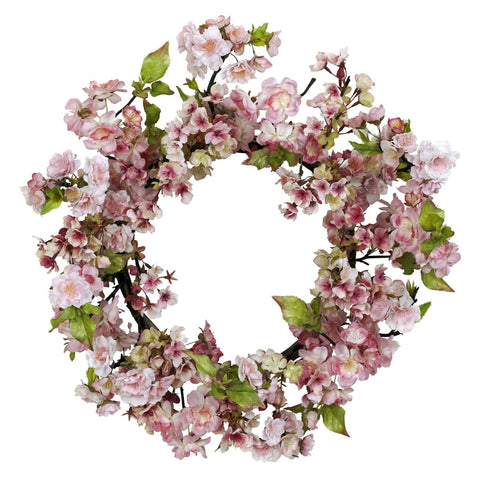 24" Cherry Blossom Wreath