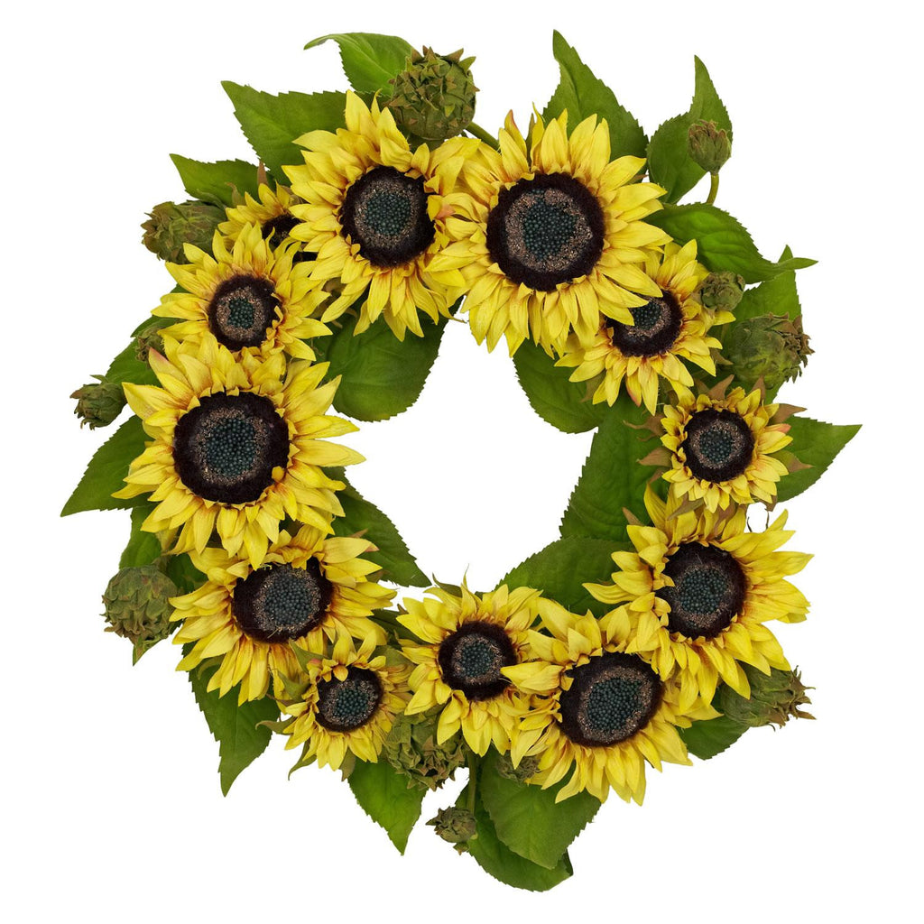 22" Sunflower Wreath