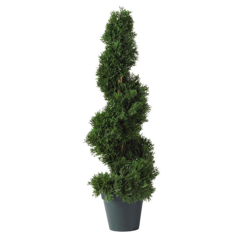 2' Cedar Spiral Silk Tree (In-door-Out-door)