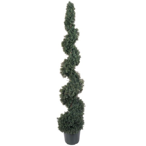 5' Cedar Spiral Silk Tree (In-door-Out-door)