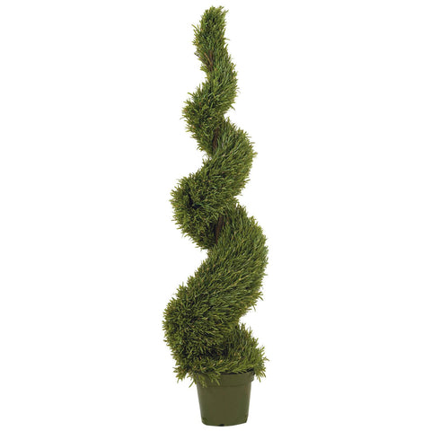 5' Rosemary Spiral Silk Tree (In-door-Out-door)