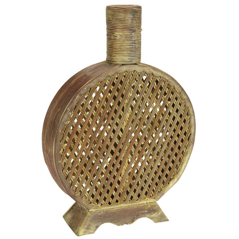 Open Weave Decorative Vase