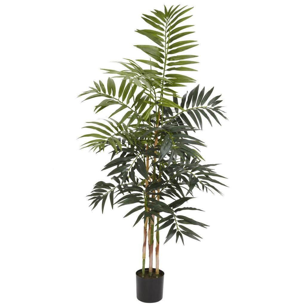 4' Bamboo Palm Silk Tree