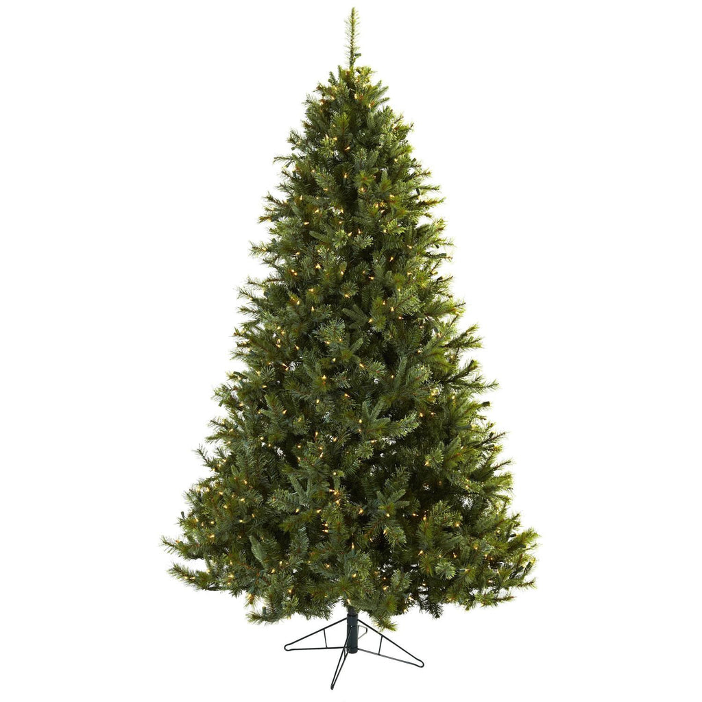 7.5' Majestic Multi-Pine Christmas Tree w-Clear Lights