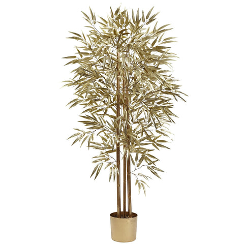 5' Golden Bamboo Tree w-880 Lvs