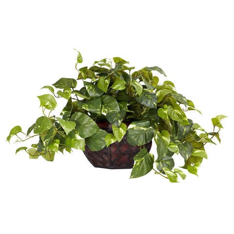 Pothos w-Decorative Vase Silk Plant (Same as 6635)