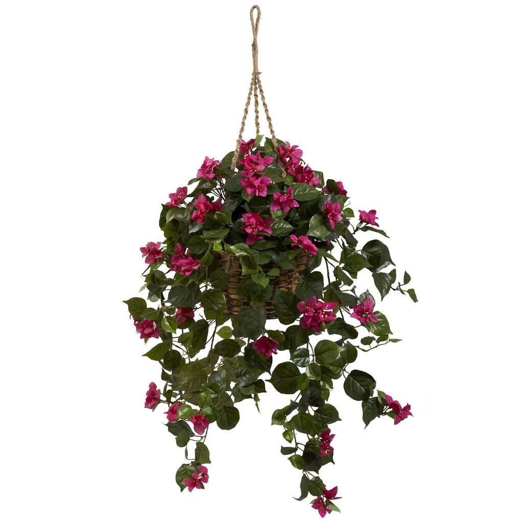 Bougainvillea Silk Hanging Basket