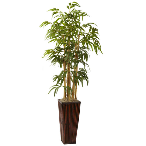 4' Bamboo w-Decorative Planter